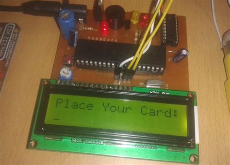 rfid based library management system project using 8051|8051 microcontroller.